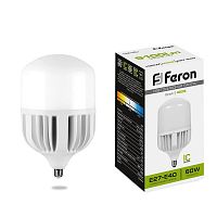 25820 Лампа светодиодная LB-65 50Вт T100 4000К E27-E40 230В FERON 