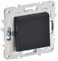 SK-V12-0-10-K02 Выключатель проходной 1-кл. SKANDY 10А SK-V02Bl черн. IEK 