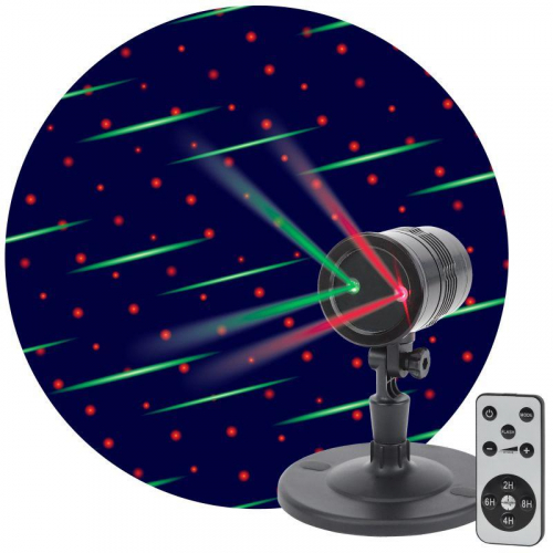 Проектор Laser Метеоритный дождь мультирежим 2 цвета 220В IP44 ENIOP-01 ЭРА Б0041642 в г. Санкт-Петербург 