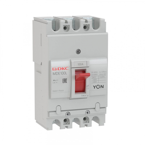 MDE100L080 Выключатель автоматический 3п 80А 10кА YON 