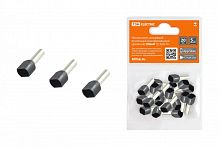 SQ0568-0058 Наконечник штыревой втулочный изолированный (двойной) НШвИ (2) 6.0х14 (20шт) TDM