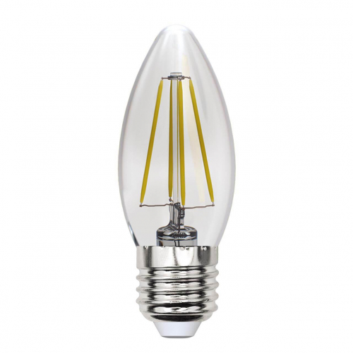 Лампа светодиодная филаментная Uniel E27 13W 3000K прозрачная LED-C35-13W/3000K/E27/CL PLS02WH UL-00005901 в г. Санкт-Петербург 