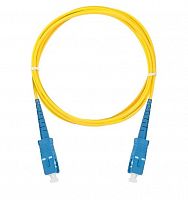 NMF-PC1S2C2-SCU-SCU-003 Патч-корд  волоконно-оптический соед. одномод. 9/125мкм стандарта OS2 SC/UPC-SC/UPC одинарн. LSZH нг(В)-HFLTx 2мм желт. 3м NIKOMAX 