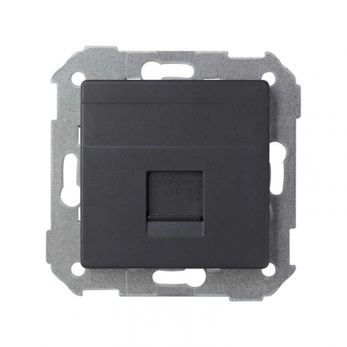 82005-38 Адаптер на 1 RJ45 коннектор Simon82 графит 