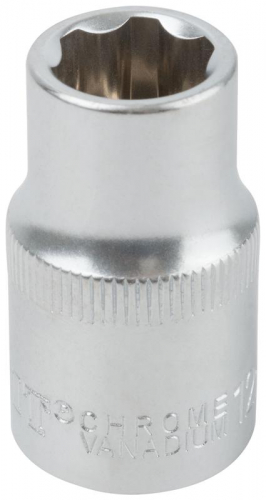 62042 Головка шестигранная CrV 1/2дюйм 12мм FIT  фото 2