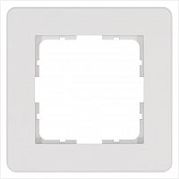 G1101W Рамка 1-м G-Flex бел. глянцевый Jasmart 