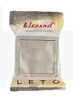 752-0300-105 Выключатель проходной 1-кл. ОП LETO крем LEZARD 