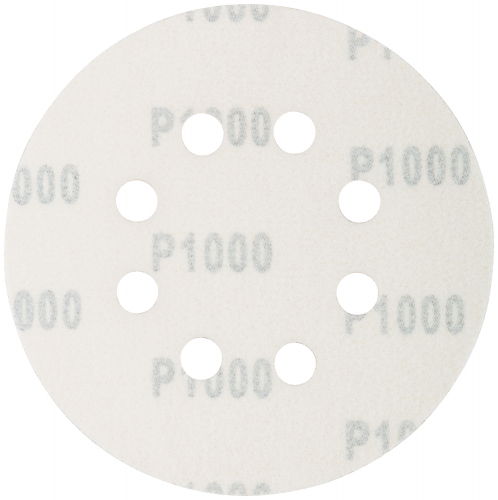 Круги абразивные шлифовальные перфорированные на ворсовой основе под "липучку" (Р1000, 125 мм, 5шт.), CUTOP Profi в г. Санкт-Петербург  фото 2