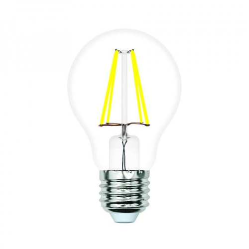 Лампа светодиодная филаментная Volpe E27 5W 4000K прозрачная LED-A60-5W/4000K/E27/CL/SLF UL-00008295 в г. Санкт-Петербург 