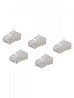 SQ0561-0025 Разъем RJ-45 FTP для кабеля кат. 5Е, 8P8C (5 шт), TDM