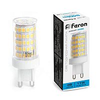 38151 Лампа светодиодная LB-435 11Вт JCD 6400К G9 230В FERON 