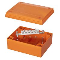 FSK40610 Коробка ответвительная FS 240х190х90мм IP56 6п 450В 20А 10кв.мм с гладкими стенками и клеммниками нерж. контакт пластик. DKC 