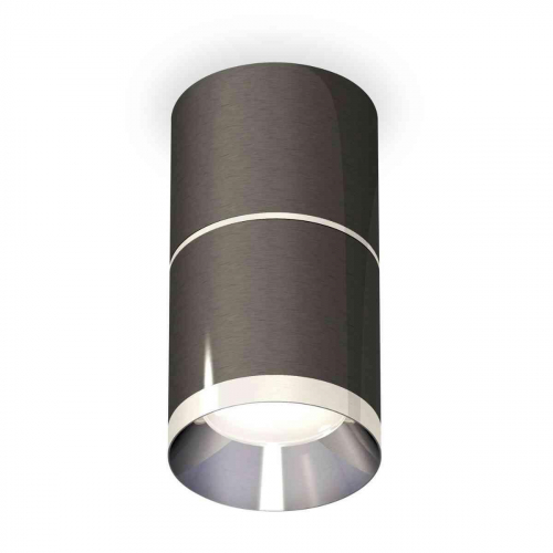 Комплект накладного светильника Ambrella light Techno Spot XS7403041 DCH/PSL черный хром/серебро полированное (C7403, A2070, C7403, N7032) в г. Санкт-Петербург 