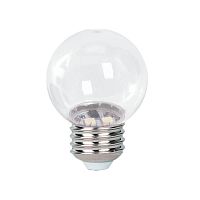 Лампа светодиодная PLED-ECO 3Вт G45 шар 2700К тепл. бел. CLEAR E27 для Белт-лайт Pro JazzWay 5058279 в г. Санкт-Петербург 