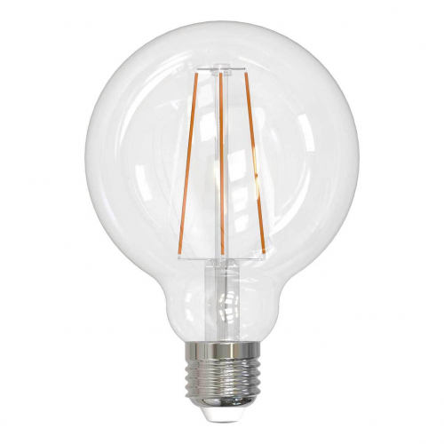 Лампа светодиодная филаментная Uniel E27 15W 4000K прозрачная LED-G95-15W/4000K/E27/CL PLS02WH UL-00004865 в г. Санкт-Петербург 