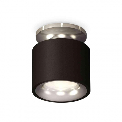Комплект накладного светильника Ambrella light Techno Spot XS7511081 SBK/PSL черный песок/серебро полированное (N7927, C7511, N7012) в г. Санкт-Петербург 