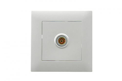 88065007 Розетка TV проходная Karea RIZZ STAR сер. Makel 