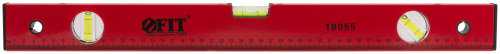 Уровень "Стандарт", 3 глазка, красный корпус, фрезерованная рабочая грань, шкала  500 мм в г. Санкт-Петербург 