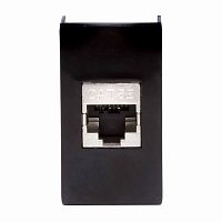 45248 Розетка компьютерная 1-м 1мод. Viva RJ45 кат.5E экранир. черн. DKC 
