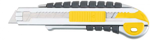 Нож технический 18 мм усиленный прорезиненный, кассета 5 лезвий, Профи в г. Санкт-Петербург  фото 6