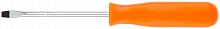 Отвертка "Эконом", CrV сталь, пластиковая оранжевая ручка  4х75 мм SL в г. Санкт-Петербург 