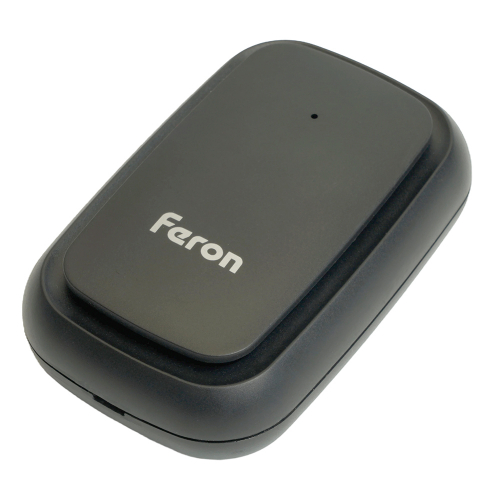 Звонок дверной беспроводной Feron E-381 Электрический 38 мелодий черный с питанием от батареек 48921 в г. Санкт-Петербург  фото 2