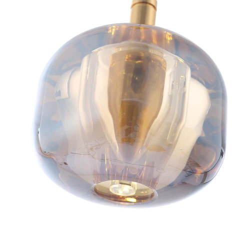 Подвесной светильник Crystal Lux Box SP1 Gold/Amber в г. Санкт-Петербург  фото 3