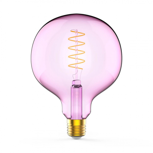 Лампа светодиодная диммируемая филаментная Gauss E27 5W 1800K розовая 1011802105 в г. Санкт-Петербург  фото 4