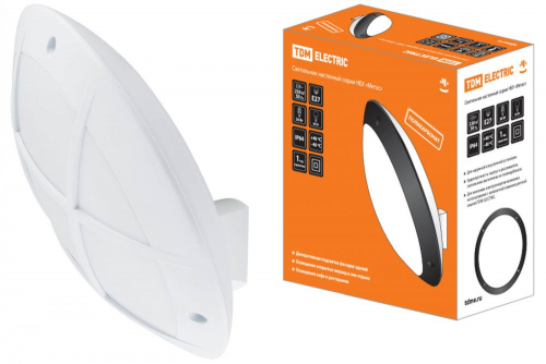 SQ0328-0307 Светильник НБУ 05-60-008 "Мегас 2" белый с решеткой IP64 TDM