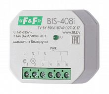 EA01.005.015 Реле импульсное BIS-408i (установка в монтажную коробку d60мм; для нагрузки с больш. пусков. током (160А/20мс)) F&F 