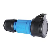 7486 Розетка кабельная Schuko 16А 3п 2P+E 250В IP54 Multi-grip син. Bals 