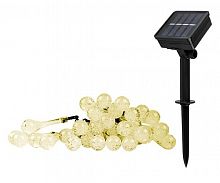 Светильник светодиодный SLR-G08-30W садовый; гирлянда капли теплый бел. солнечная батарея ФАZА 5040960 в г. Санкт-Петербург 