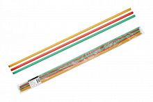 SQ0548-1502 Трубки термоусаживаемые, клеевые, набор 3 цвета по 3 шт. ТТкНГ(3:1)-2.4/0.8 TDM