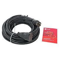 USB02-16-325-1-30-IP44 Удлинитель-шнур 1х30м с заземл. 16А IP44 Зевс 2.0 4кВт КГ 3х2.5 PROxima EKF 