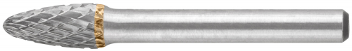 Шарошка карбидная, штифт 6 мм, тип "F", параболическая  8х18х63 мм 36617 в г. Санкт-Петербург 