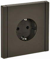 FP-R14-16-1-K03 Розетка СП FORTE&PIANO FP313 16А с заземл. защ. шторки безвинт. крепл. сер. IEK 
