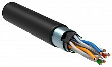 LC3-C604-329 Кабель витая пара F/UTP кат.6 4х2х23AWG solid LSZH черн. (305м) (м) ITK 