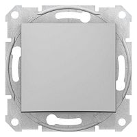 SDN0400160 Переключатель проходной 1-кл. СП Sedna 10А IP20 (сх. 6) 250В механизм алюм. SchE 