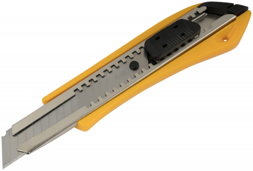 Нож технический 18 мм усиленный пластиковый, лезвие 15 сегментов в г. Санкт-Петербург  фото 2