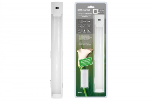SQ0329-3601 Светильник LED300х37 линейный, 2.5 Вт, 230 В, датчик движения, TDM