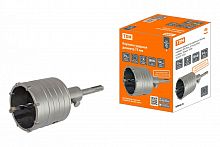 SQ1031-0102 Коронка ударная по кирпичу и бетону, победит, SDS-Plus, d 75 мм, М22, в сборе, "Гранит" TDM