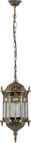 Светильник садово-парковый Feron PL116 шестигранный на цепочке 60W 230V E27 черное золото 11307 в г. Санкт-Петербург 