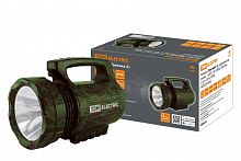 SQ0350-0052 Фонарь"Тактика 3", прожектор аккум.,1 LED 5 Вт CREE, 260 лм, Li-Ion 4 А*ч, TDM