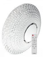 KSCrys55W Светильник светодиодный PREMIUM CRYSTAL 55Вт 230В 3000-6500К 4400лм IP40 400х100мм настенно-потолочный управляемый с пультом ДУ КОСМОС 