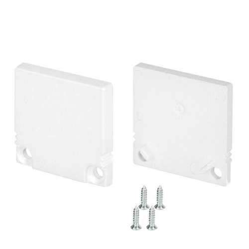 047636 Заглушка SL-SLIM20-H20 WHITE глухая пластик (комплект) Arlight 