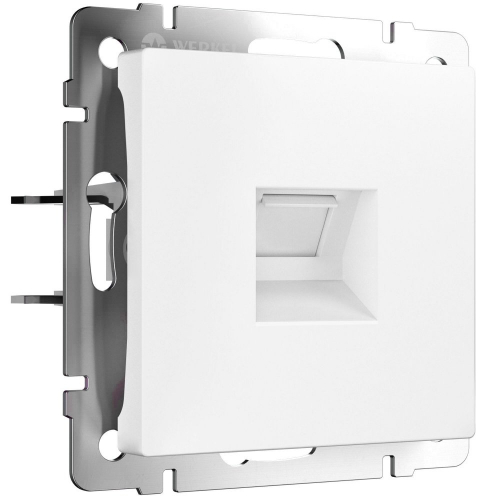 W1181061 Розетка Ethernet RJ-45 (белый матовый) 