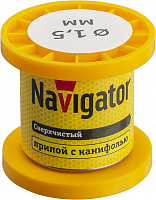 Припой 93 080 NEM-Pos02-63K-1.5-K50 (ПОС-63; катушка; 1.5мм; 50 г) Navigator 93080 в г. Санкт-Петербург 