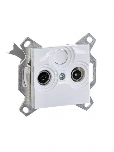 2CHH083503A6003 Розетка телевизионная оконечная TV/R Levit бел. ABB  фото 4