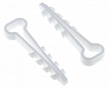 plc-cd1-5x10w Дюбель-хомут d5х10мм для плоского кабеля белый (уп.100шт) PROxima EKF 