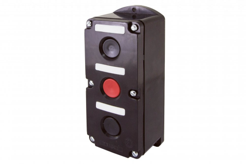 SQ0742-0009 ПКЕ 222-3 У2, красная и две черные кнопки, IP54 TDM